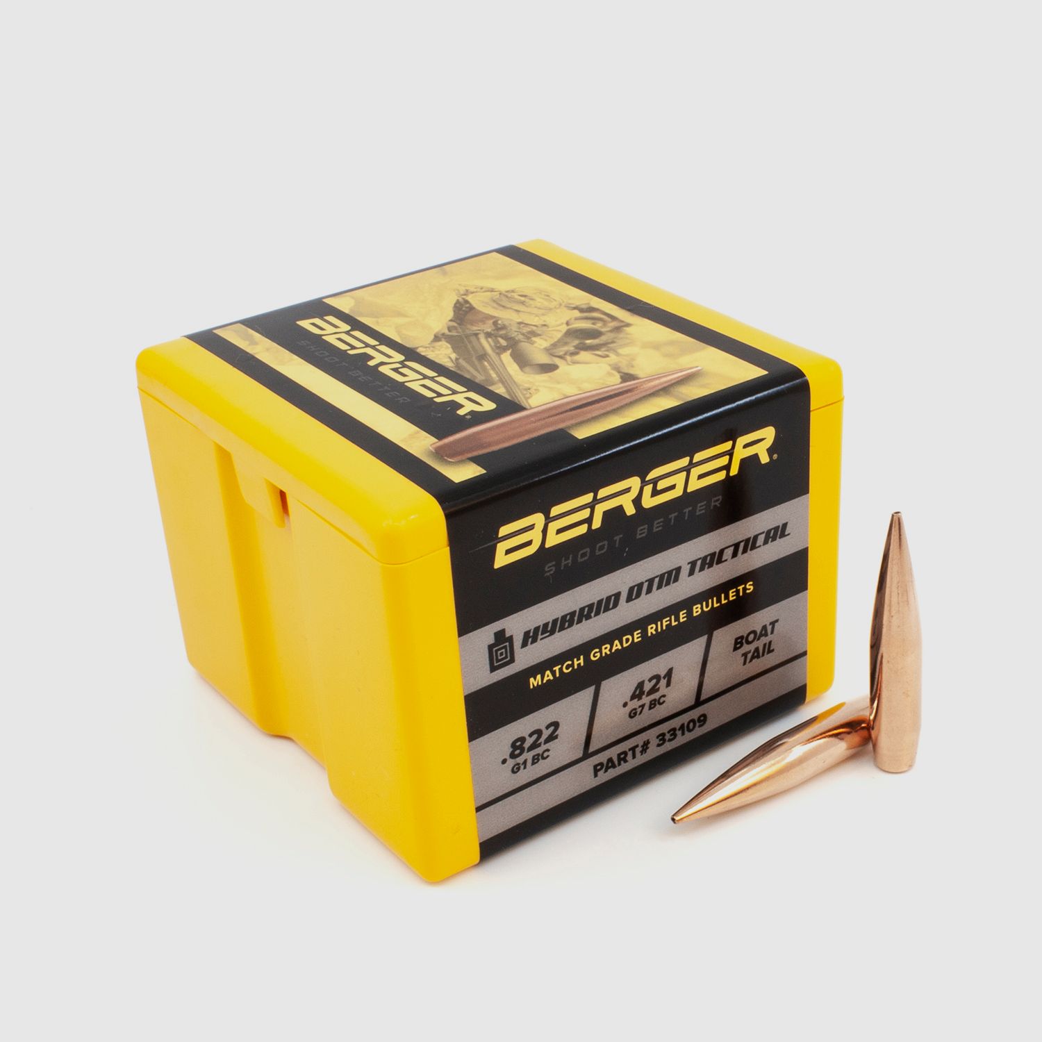 Berger Geschoss .338 Hybrid OTM Tactical 300GR 100 Stück