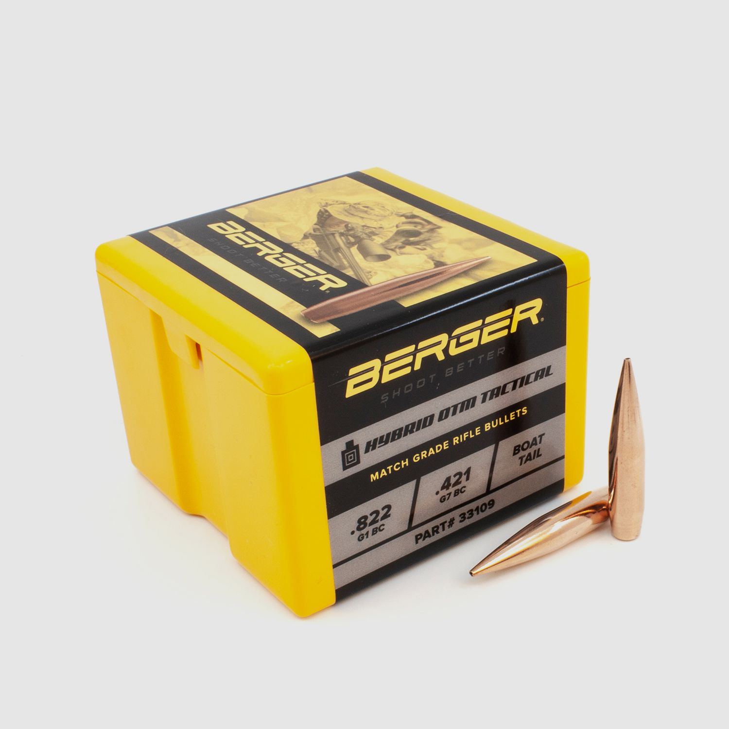 Berger Geschoss .338 Hybrid OTM Tactical 300GR 100 Stück
