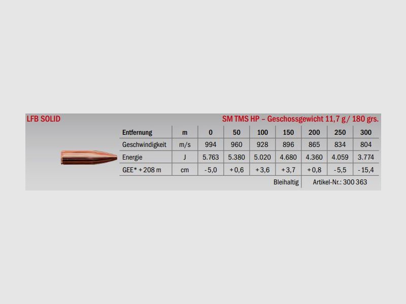 LFB Solid .300 Pegasus SM TMS HP 11.7g, Bild 2 von 2