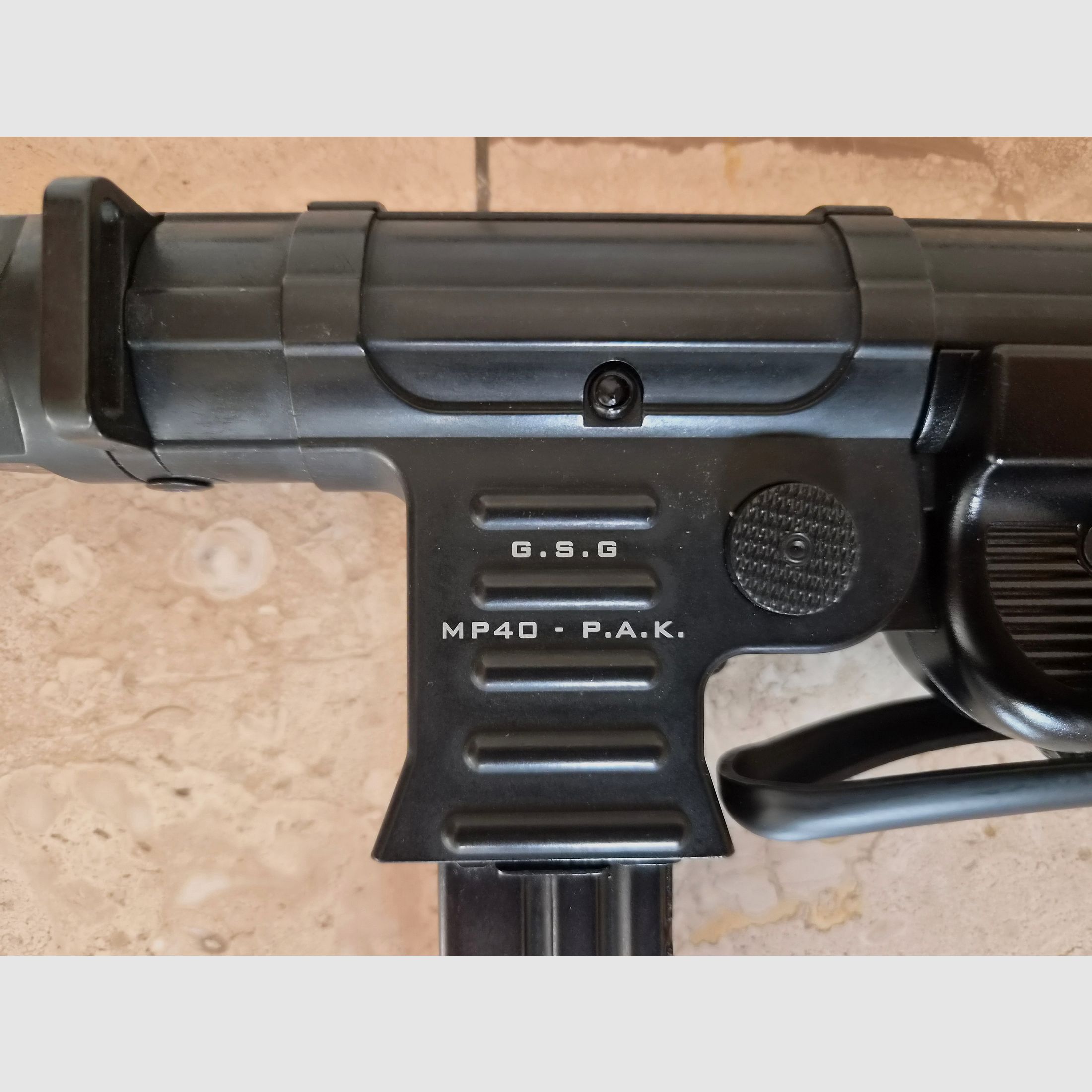 Machine pistol 9mm gas blank gun
