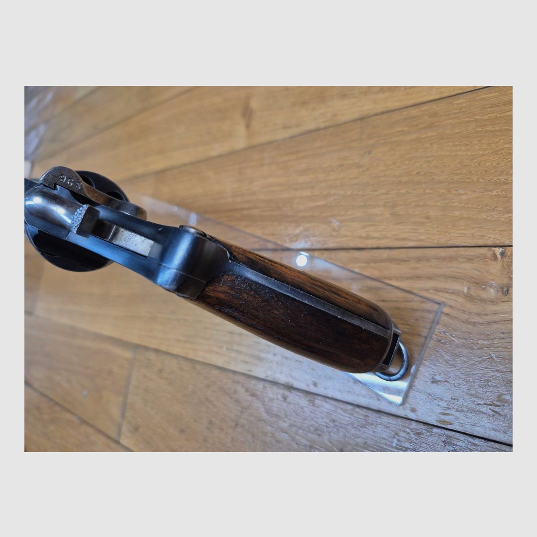 Sehr schöner Schweizer Revolver Modell 1882 (und nicht 1882-29!) – Kal. .7.5 Schweizer – Militärwaffe aus dem Arsenal von Bern – » W+F Bern » – Waffe 2. Art von 1916 – Nur 17.255 Waffen – Sehr guter Zustand und Kategorie D! – TBE, Bild 15 von 25