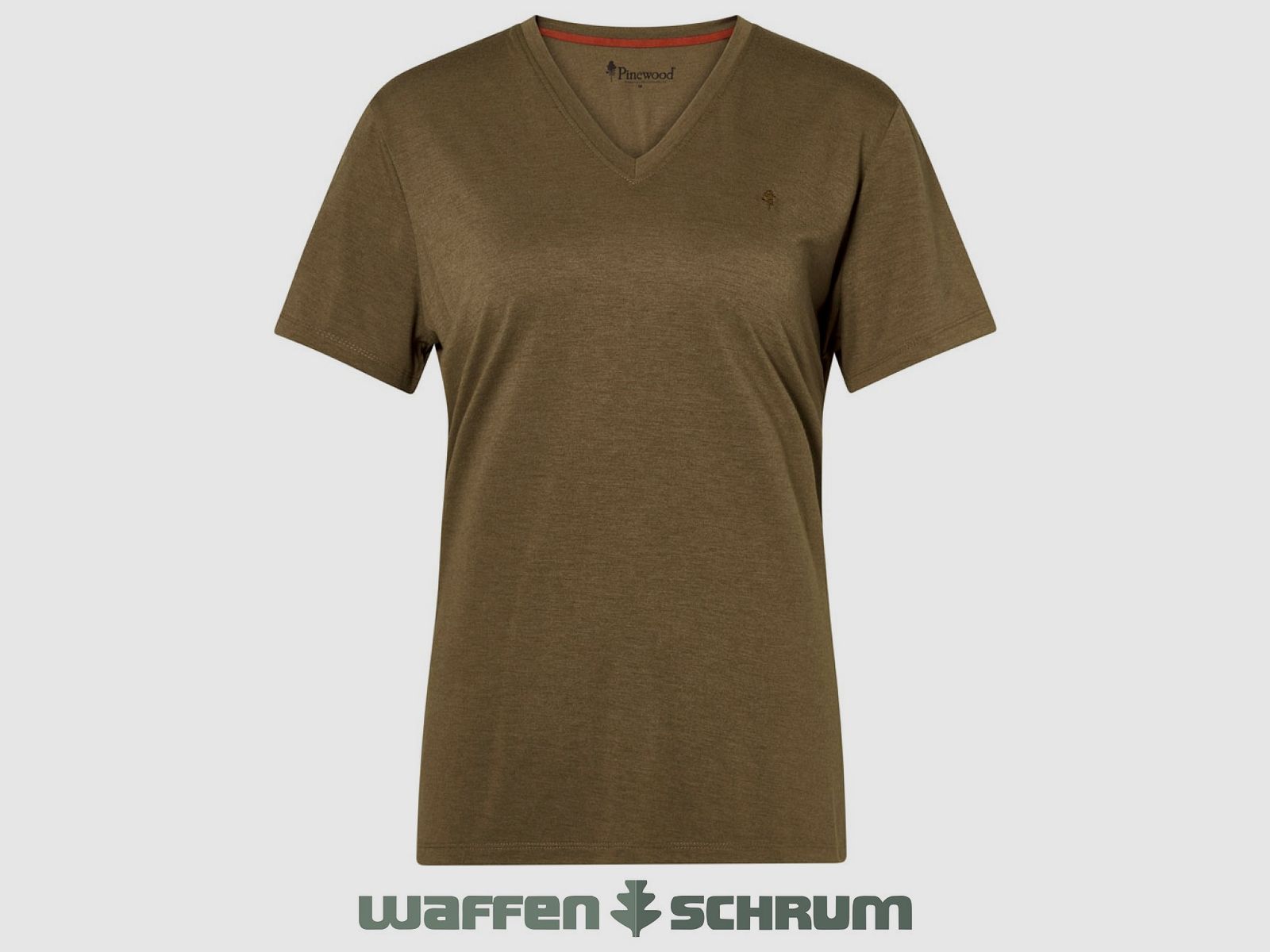Pinewood T-Shirt Finnveden Forest Olive Green