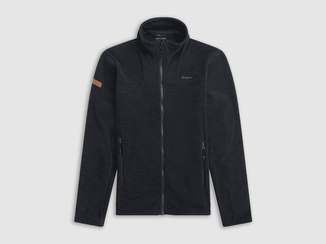 Bergans Hareid Fleece Jacket Men Black XXL