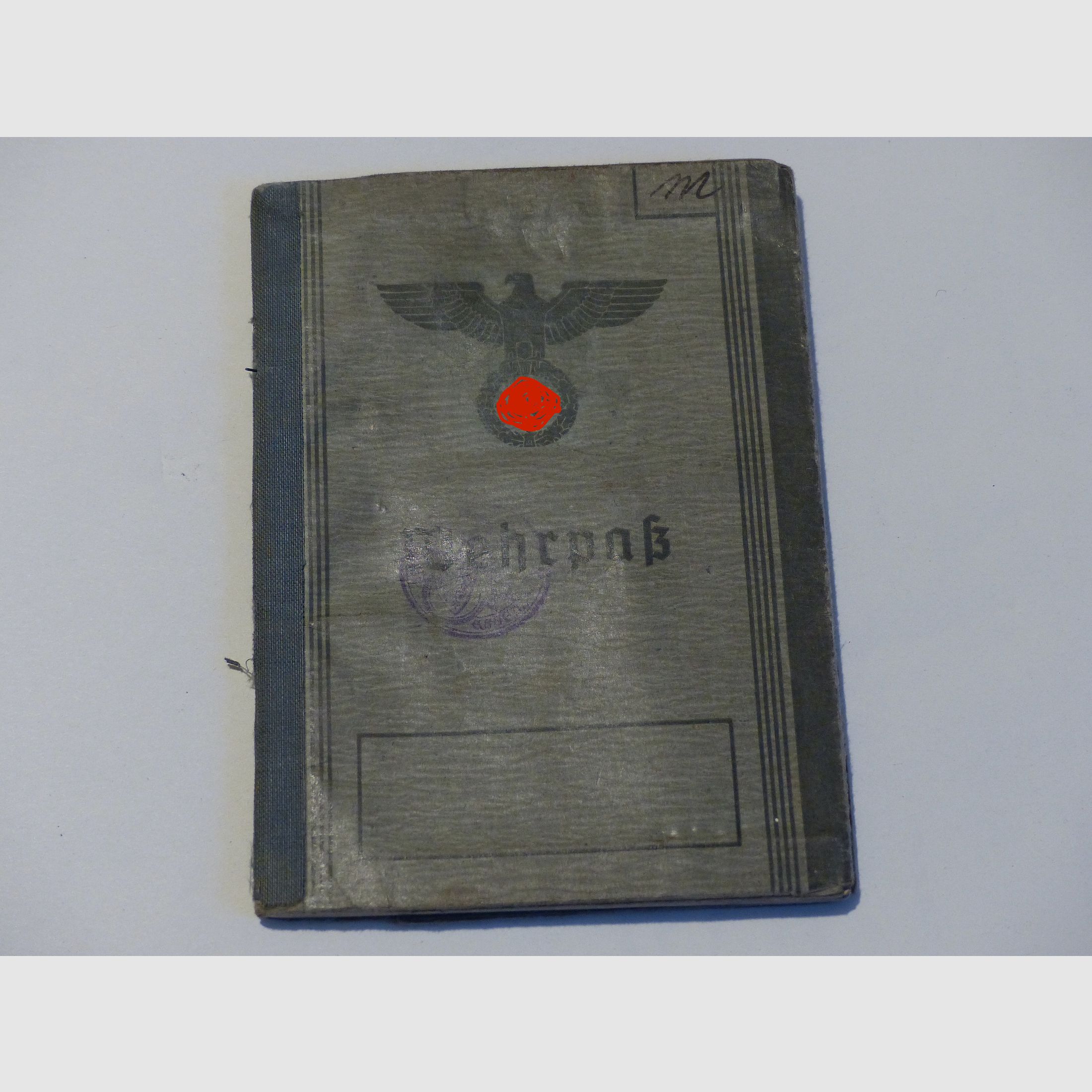 Wehrpaß 1940 II wojna światowa 2. wojna światowa Wehrbereichskommando Essen vintage