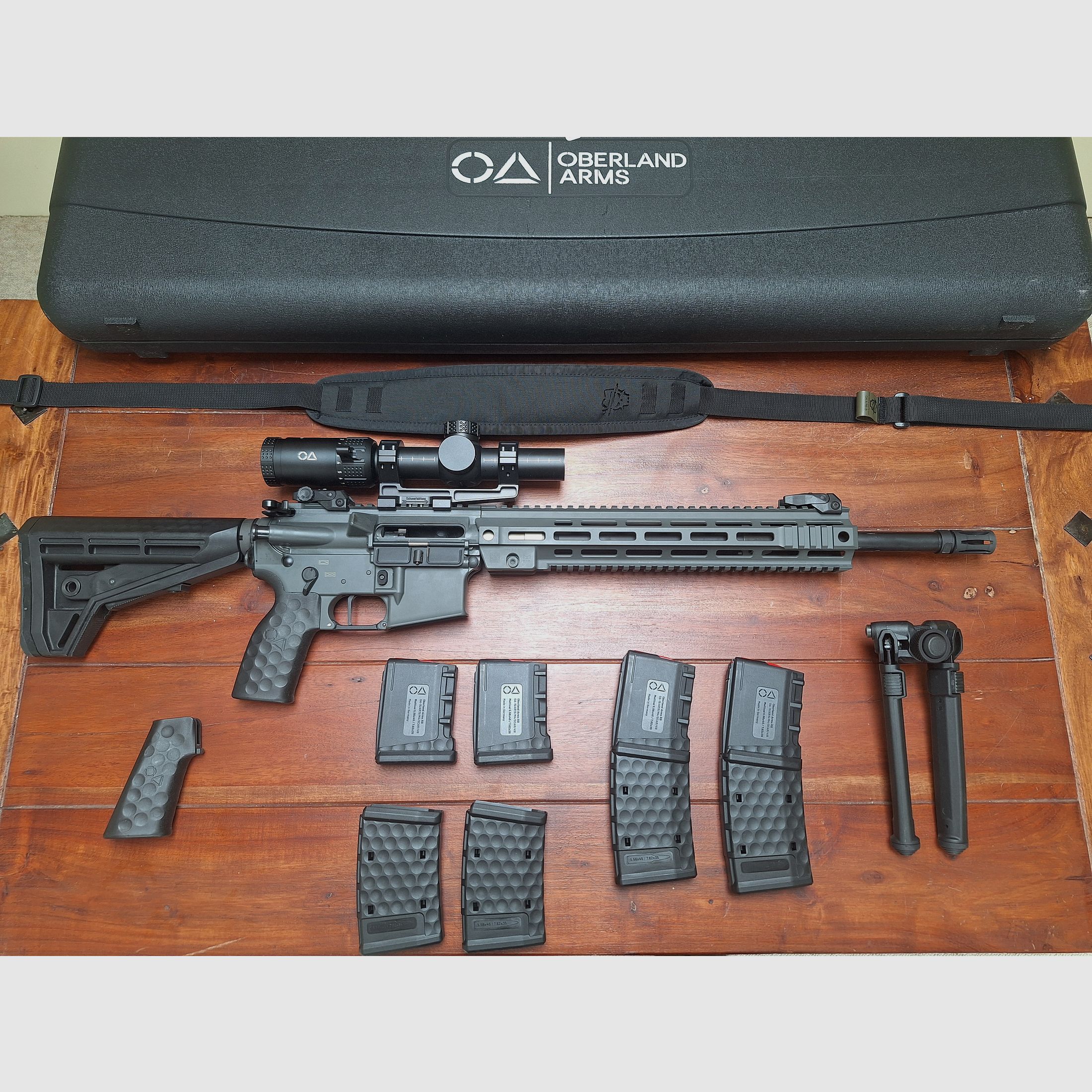 Oberland Arms M5 PR 16,75" – Cerakote Battleship Grey – sehr guter Zustand