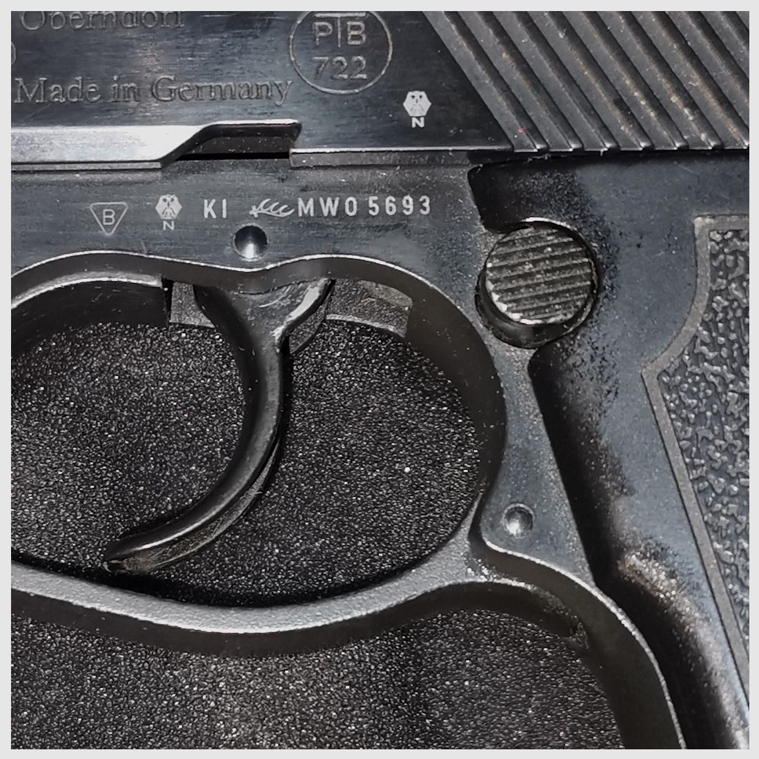 Mauser HSC 90 Paar Silber /Schwarz Sammlerwaffen mit PTB Frei ab 18 Jahre