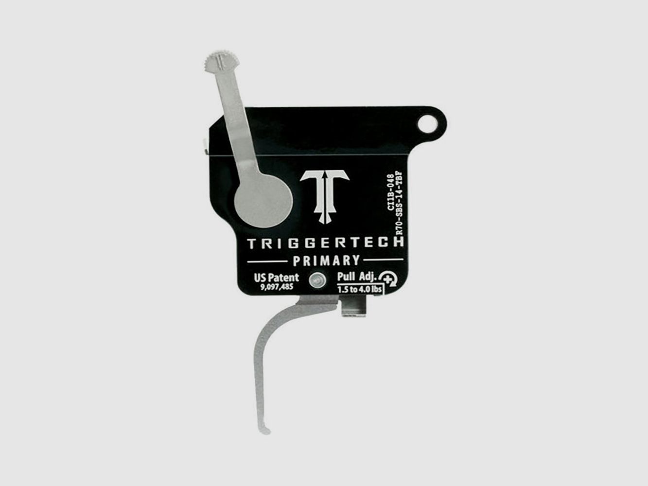 TriggerTech Rem700 Primary – Rechts – Ontgrendelingsknop – Rechte Plank (Roestvrij staal)