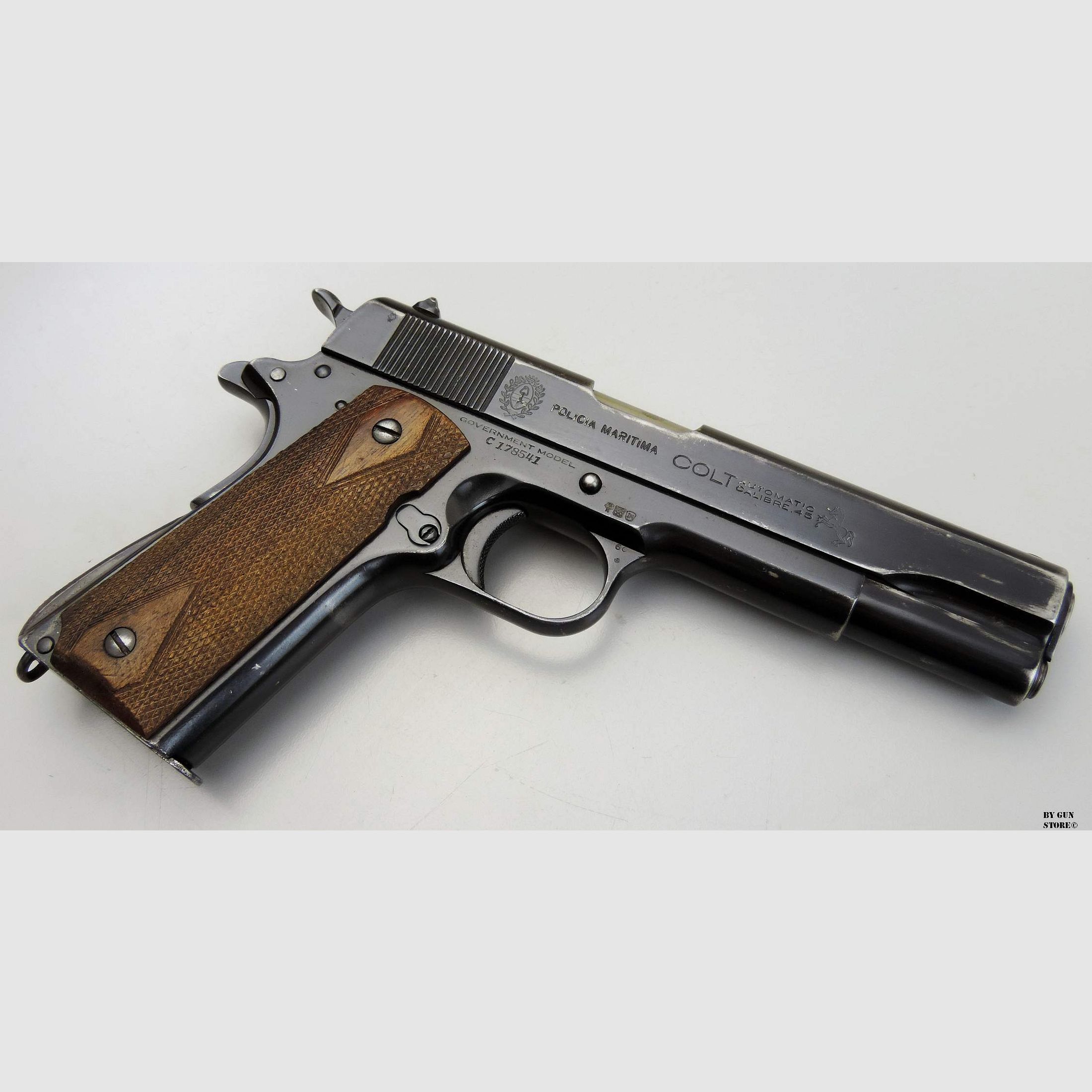 Colt pistol mod. 1911A1 cal. 45 Acp POLICIA MARITIMA Argentina, image 4 of 12