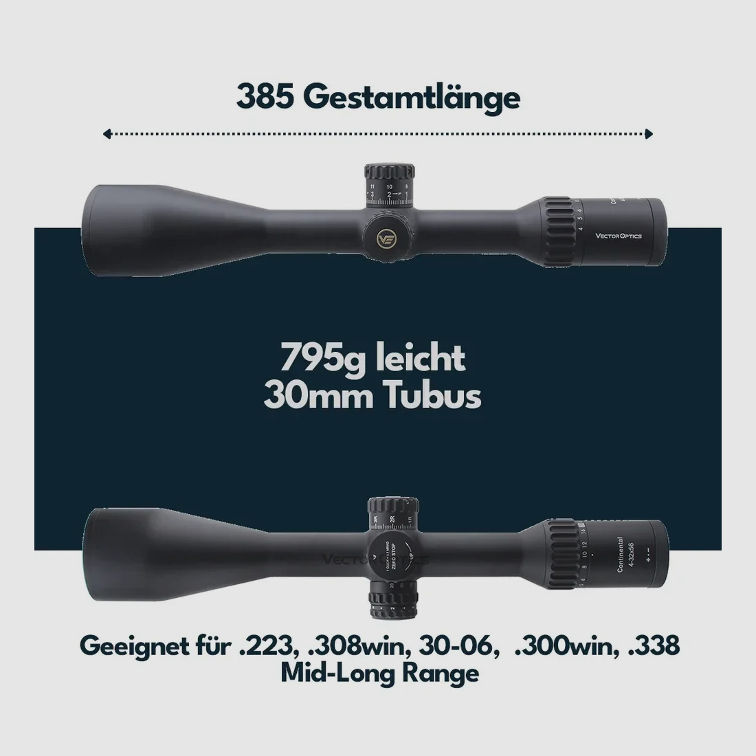 Vector Optics SCOL-T51 Continental x8 4-32x56SFP ED Tactical