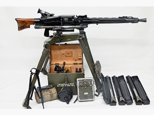 MG W+F 51, Occ., 7.5×55 (GP11), Seriefeuerwaffe, mit Zubehör lt. Anhang