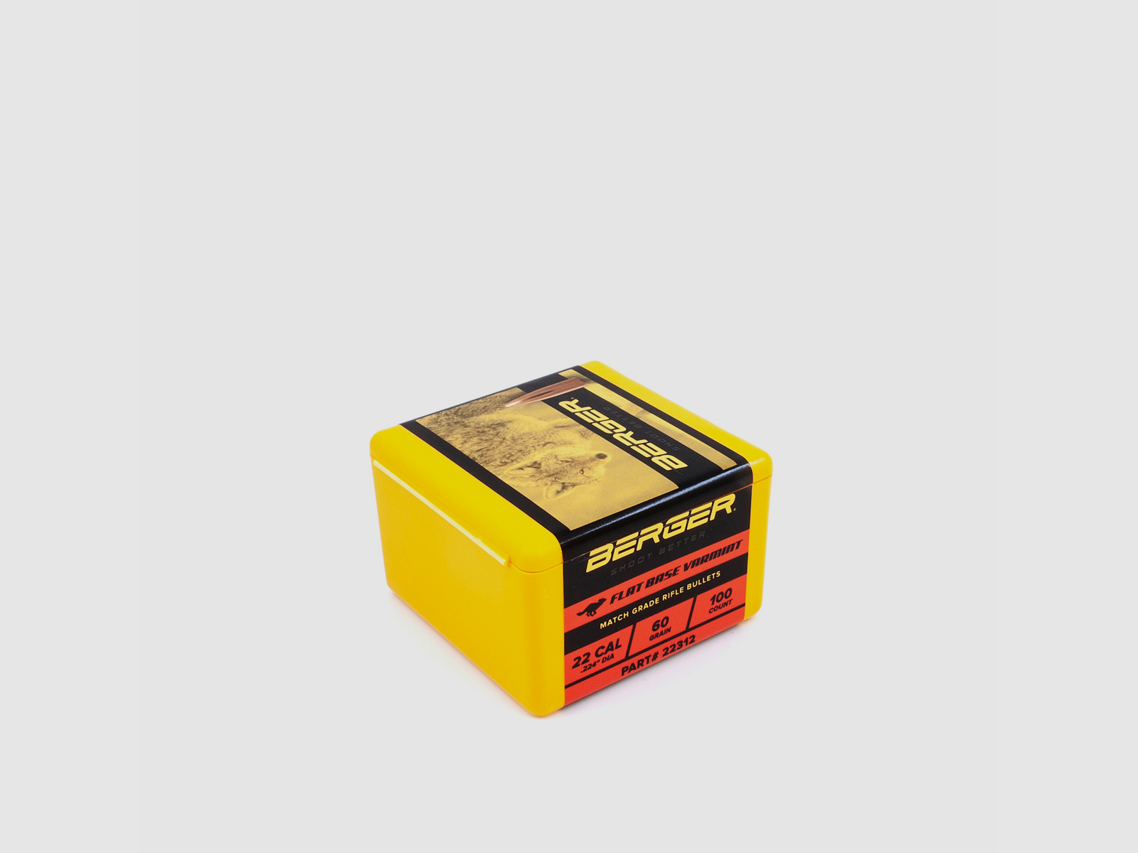 Proiettile Berger .22 FB Varmint 60GR 100 Pezzi