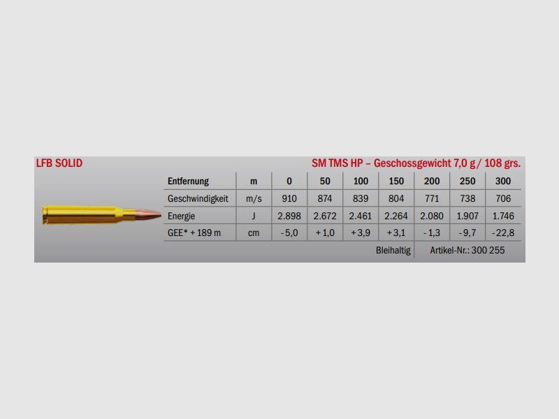 LFB Solid 6.5×57 SM TMS HP 7g, immagine 2 di 2