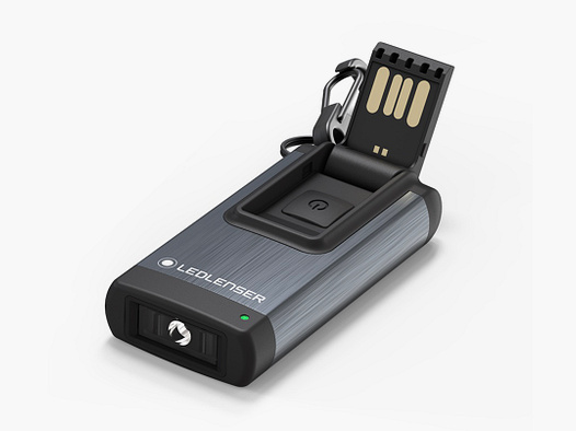 Ledlenser 502574 K4R.2 Latarka kluczykowa 120 lumenów 30 metrów szara