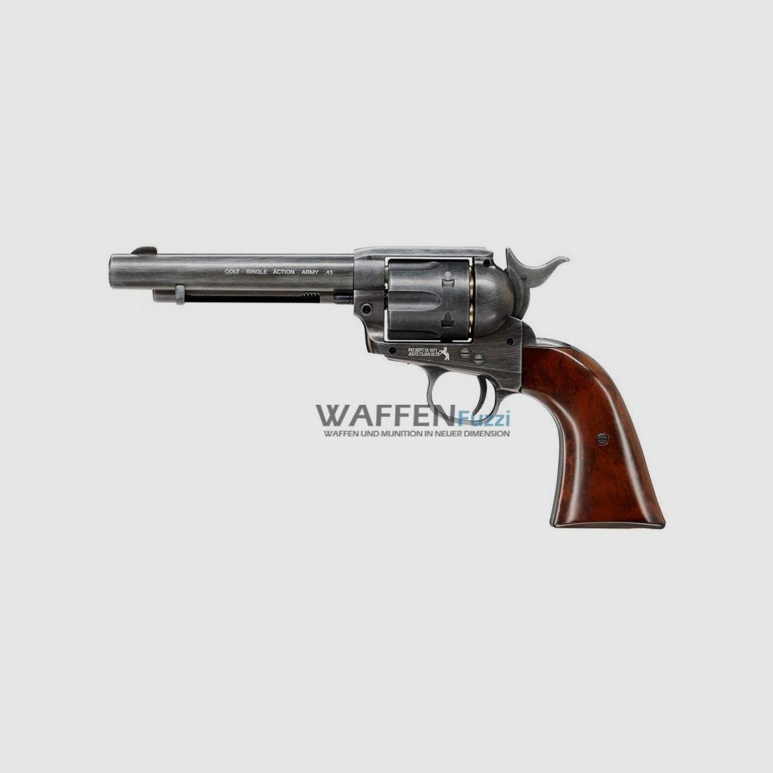 Colt Single Action Army SAA CO2-Revolver Antik Finish Kaliber 4,5 mm Diabolo