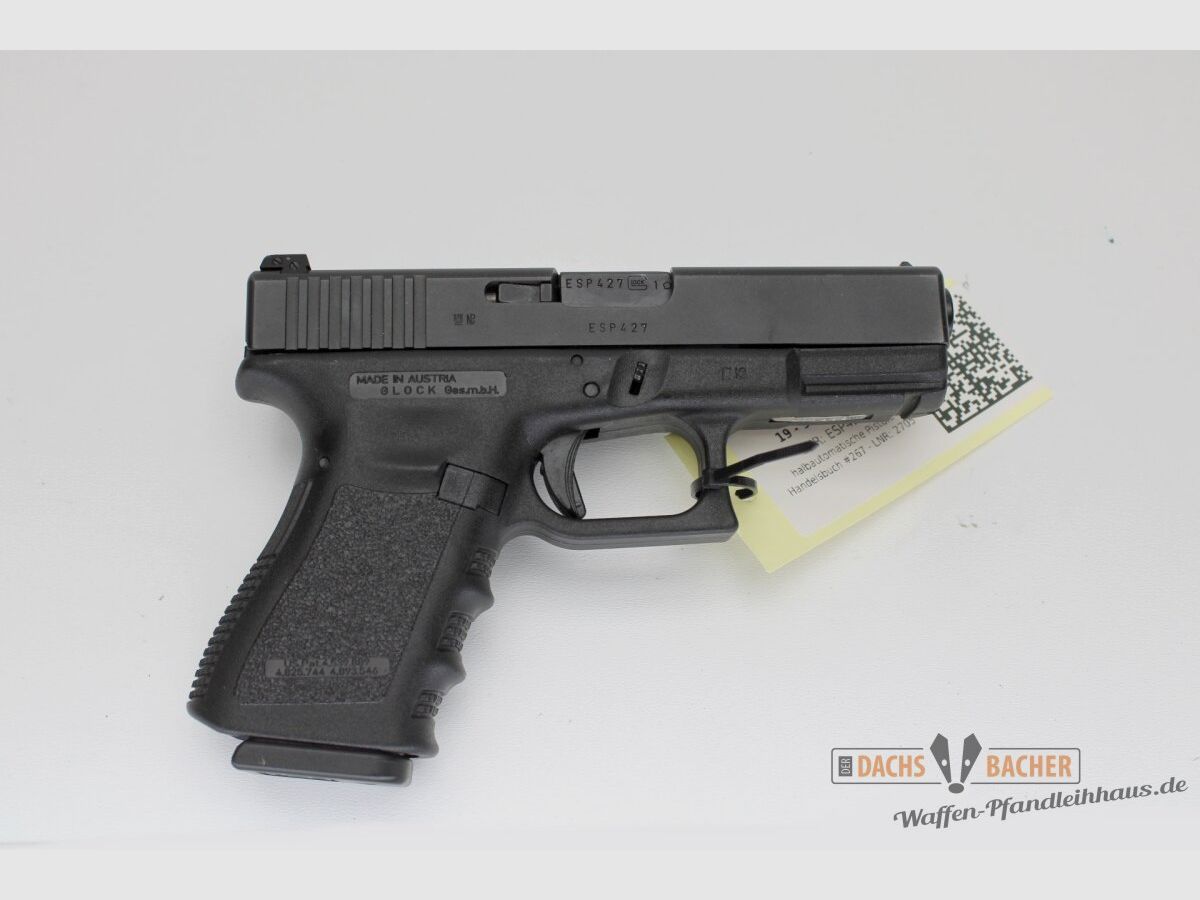 Pistole Glock 19 GEN3 Kal 9 Para
