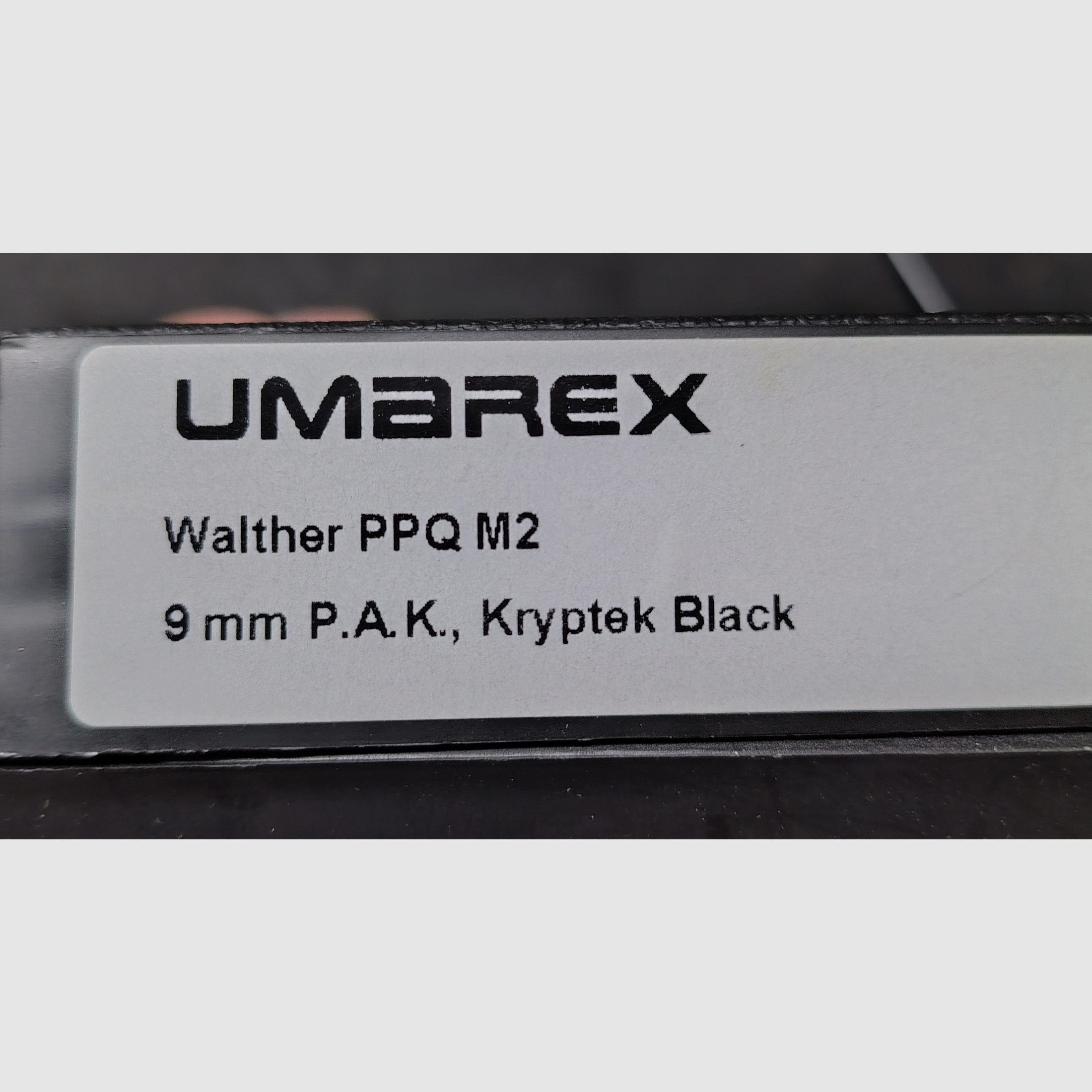 Walther PPQ M2 Kryptek Black PAK/Strzał ostrzegawczy