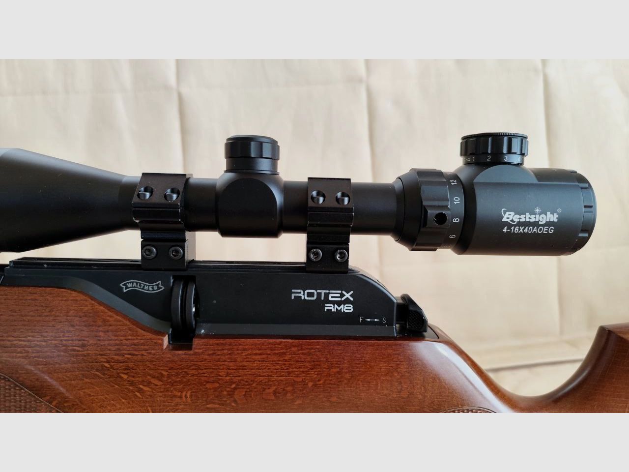 Walther Rotex RM8 in 4,5mm mit Zielfernrohr Neuwertig