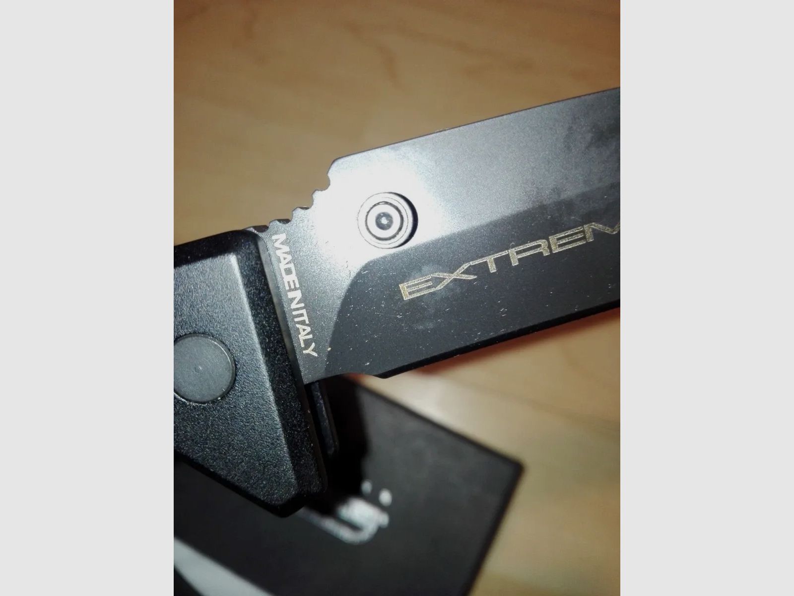 Wyprzedaż! Extrema Ratio Fulcrum II D nóż składany, czarny, nowy, z paragonem