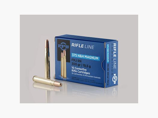 PPU 375 H&H 300 GRS / 19.4 G FMJ RN 20 PCS