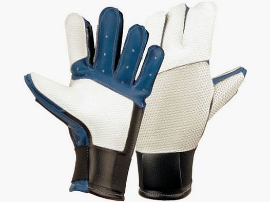 Kustermann Grip blau Schießhandschuhe