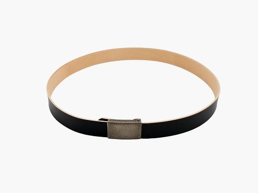 Maison Maison ceinture en cuir Bundeswehr selon TL armée et air - Utilisé / 90 cm