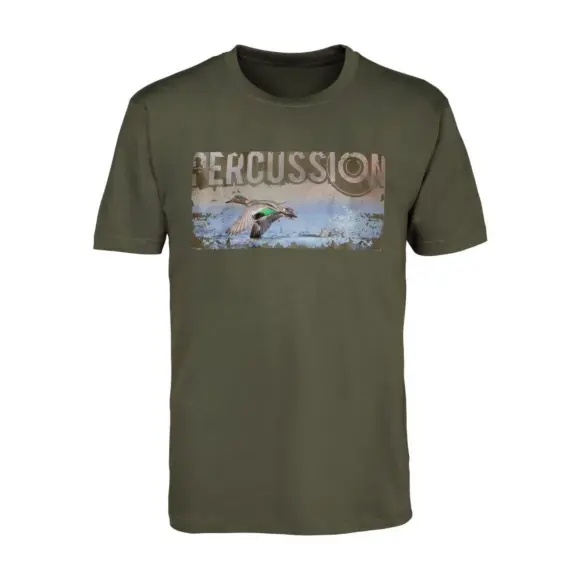 T-Shirt Siebdruck Ente Perkussion, Bild 1 von 2