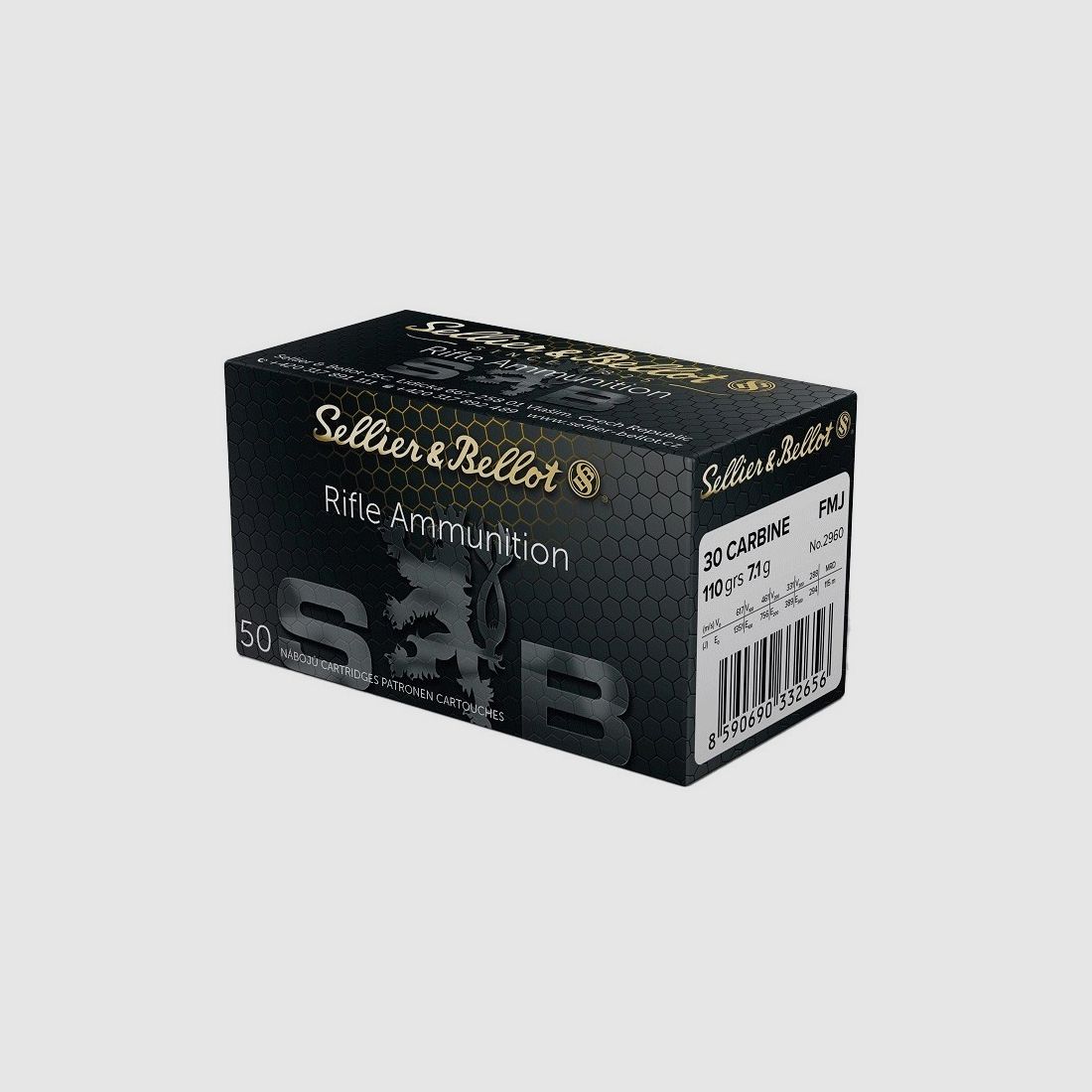 Sellier & Bellot 30 Carbine FMJ 110 grs Box mit 50 Stk.