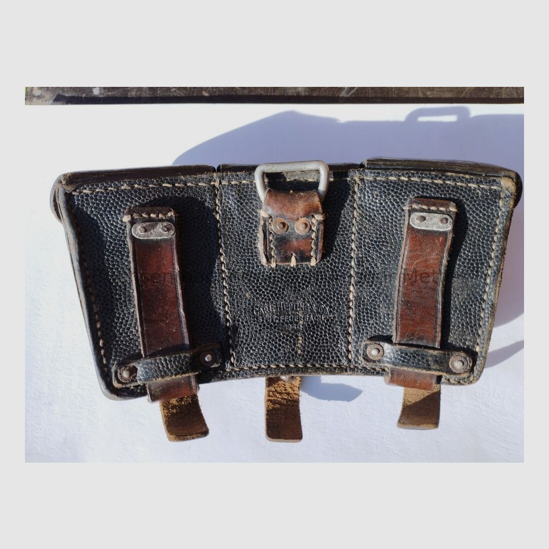Ammunition pouch K98 Carl Hepting & Co STGT Feuerbach 1940 Ammunition pouch K98 Carl Hepting & Co STGT Feuerbach 1940