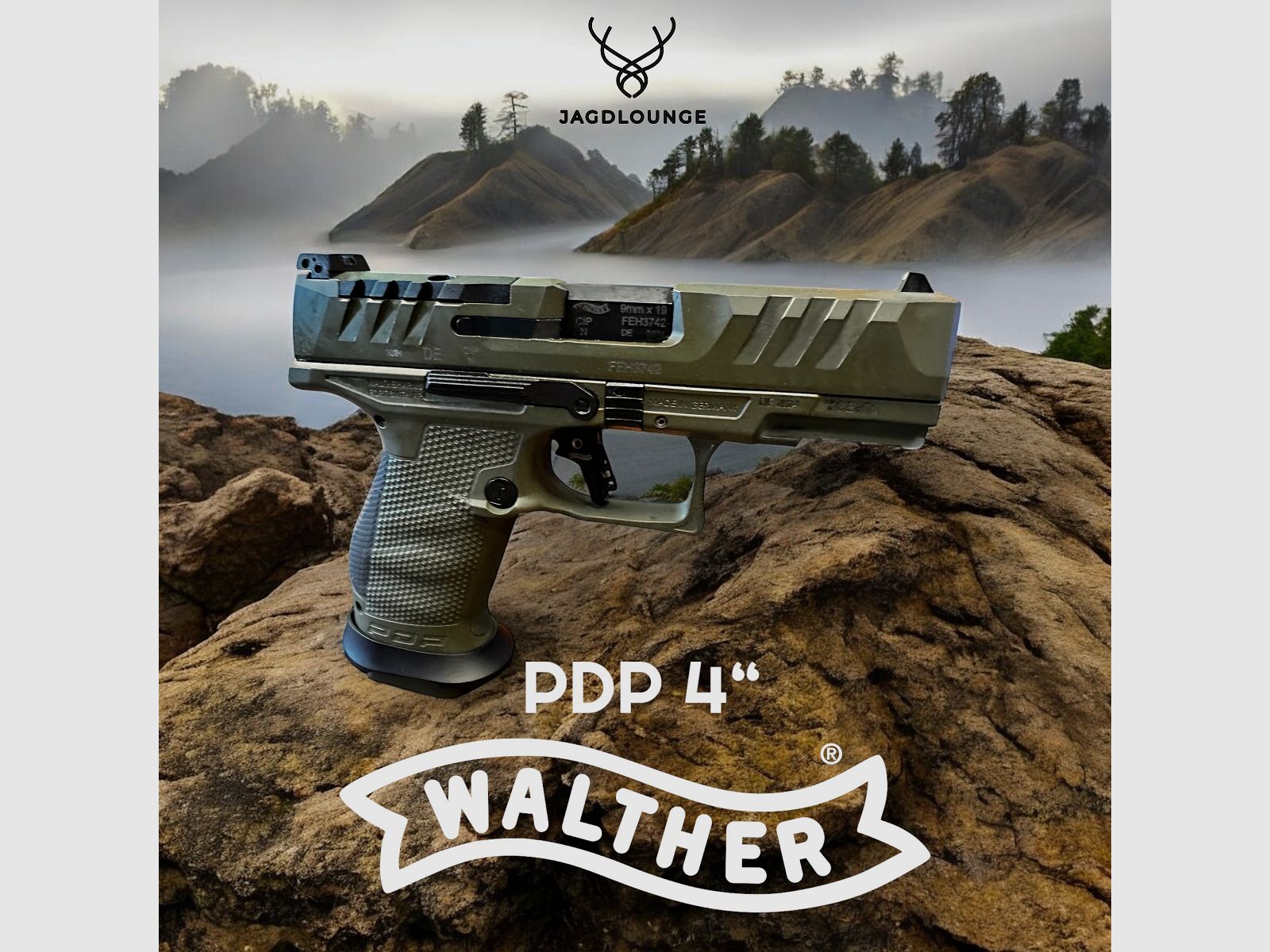 Walther PDP Compact 4” AKAH Sondermodell  Optic Ready