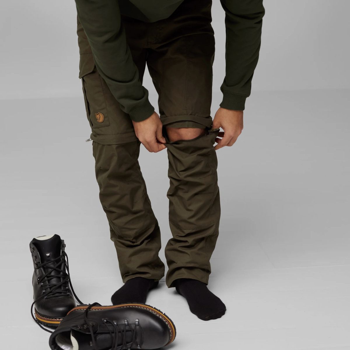 FJÄLLRÄVEN Karl Pro Zip-Off Trousers M Dark Grey