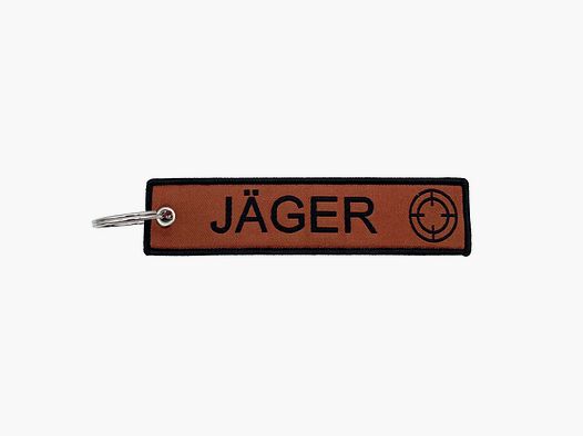 Jäger Schlüsselanhänger - Braun