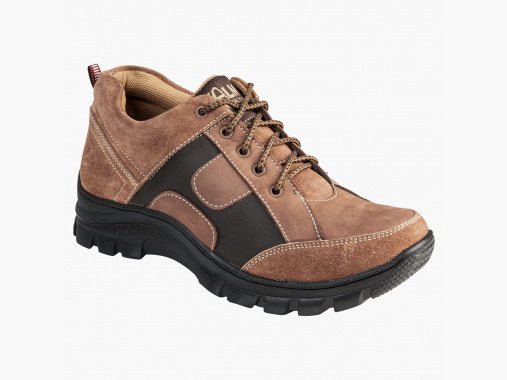 Almwalker Outdoor Skórzane Buty Jack Męskie (Brązowo/Czarny) | 40