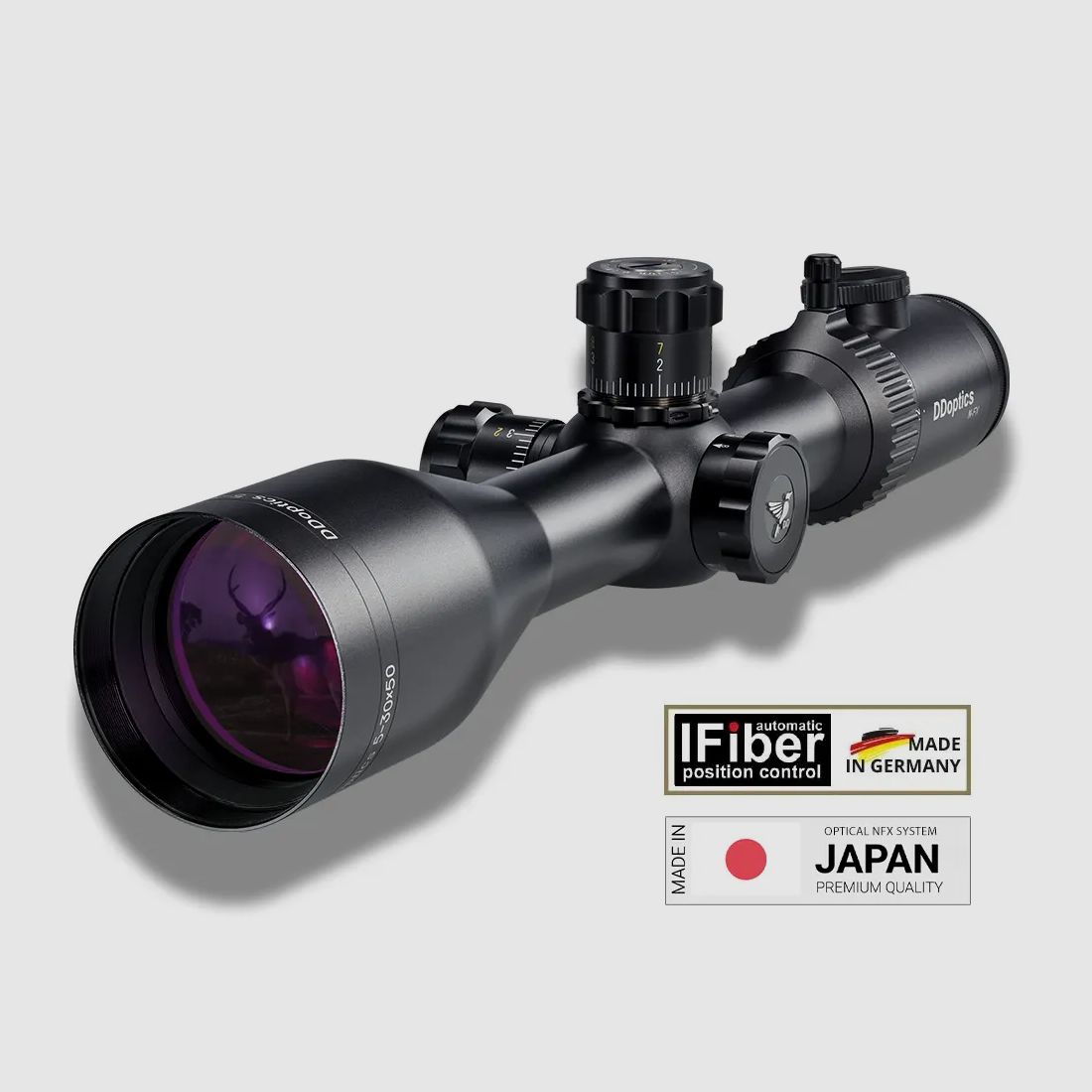 DDoptics Zielfernrohr | Nighteagle V6 5-30x50 NFX | Mildot | MRAD