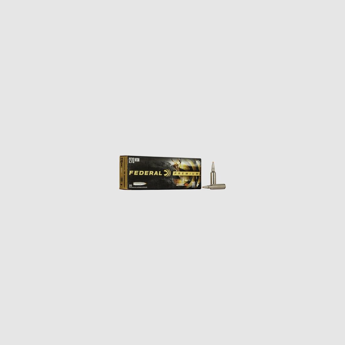 Federal Premium Trophy Bonded Tip .270 WSM 130GR 20 Patronen