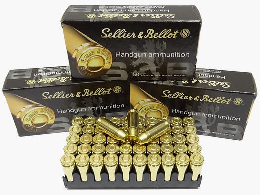 Amunicja kal. 9x19 mm FMJ S&B 9,7g Subsonic