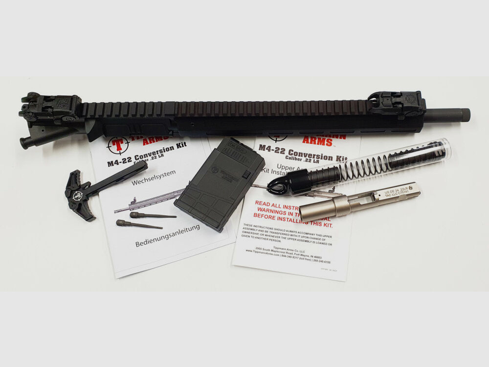 Schwaben Arms GmbH	 Wechselsystem TIPPMANN ARMS UPPER .22LR passend für AR15, sportlich zugelassen , mit Laufgewinde