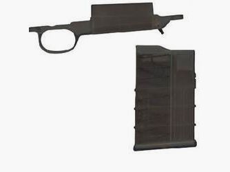 Magazine conversion kit for HOWA-1500 SA with 10 round .223 Rem detachable magazine
