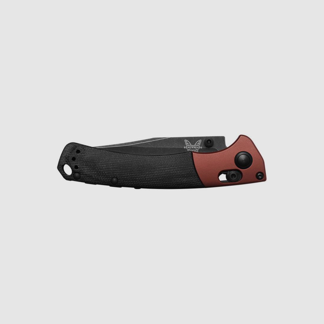 COUTEAU BENCHMADE MINI CROOKED RIVER MICARTA NOIR, image 3 sur 4