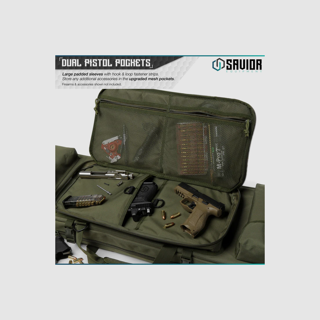 SAVIOR URBAN WARFARE DOUBLE 46″ COLOR GREEN, billede 4 af 5