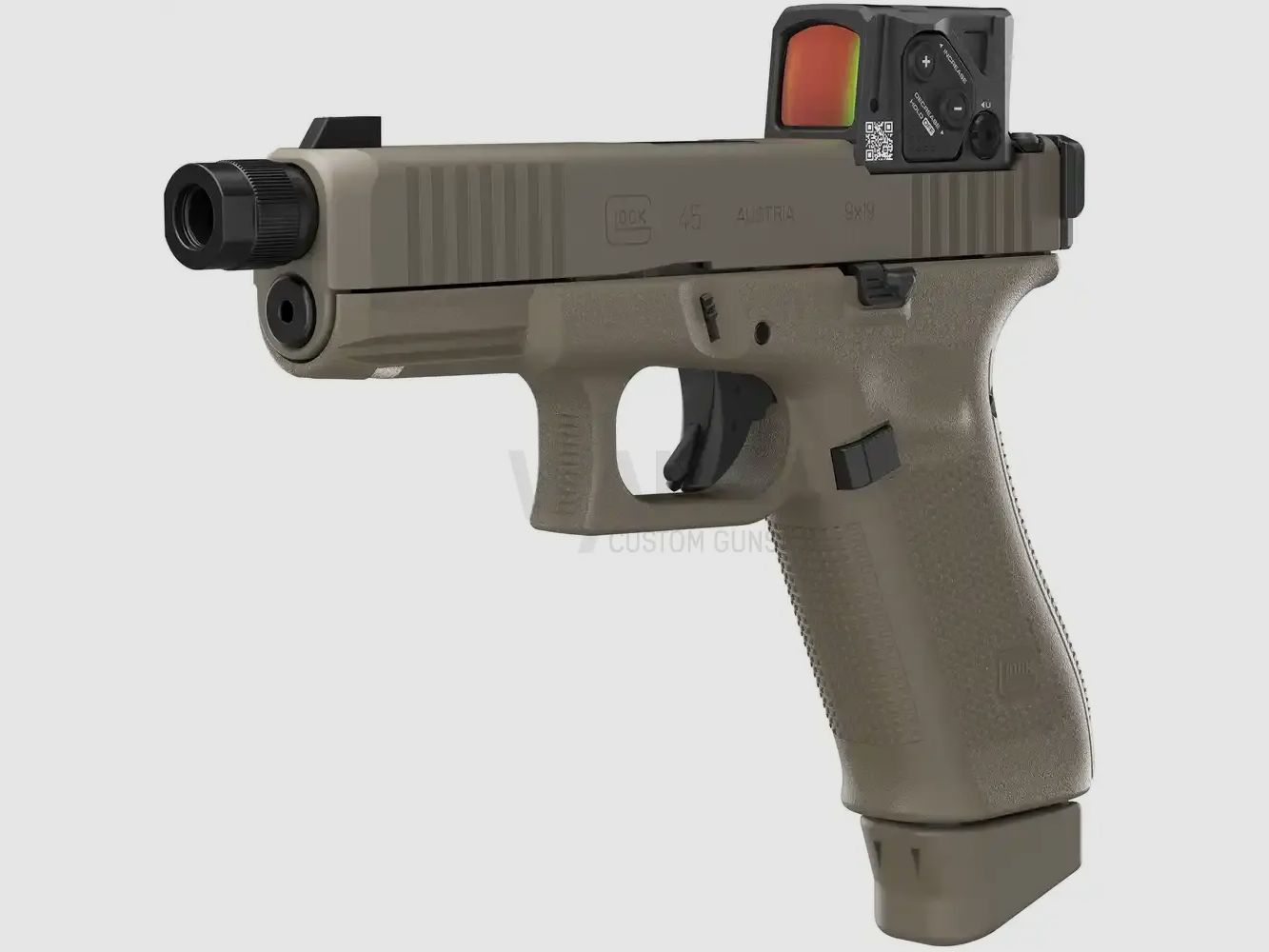 Pistolet Glock 45 MOS/FS/GL A-CUT™ Hunter Combo