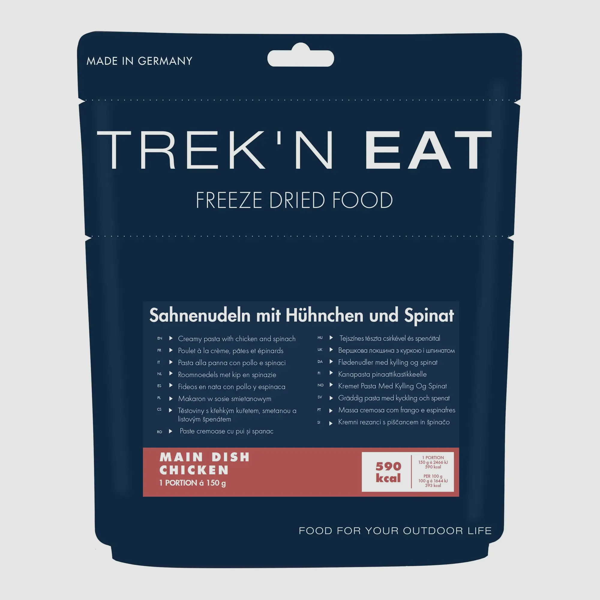 Trek’n Eat Trek’n Eat Sahnenudeln mit Hühnchen und Spinat