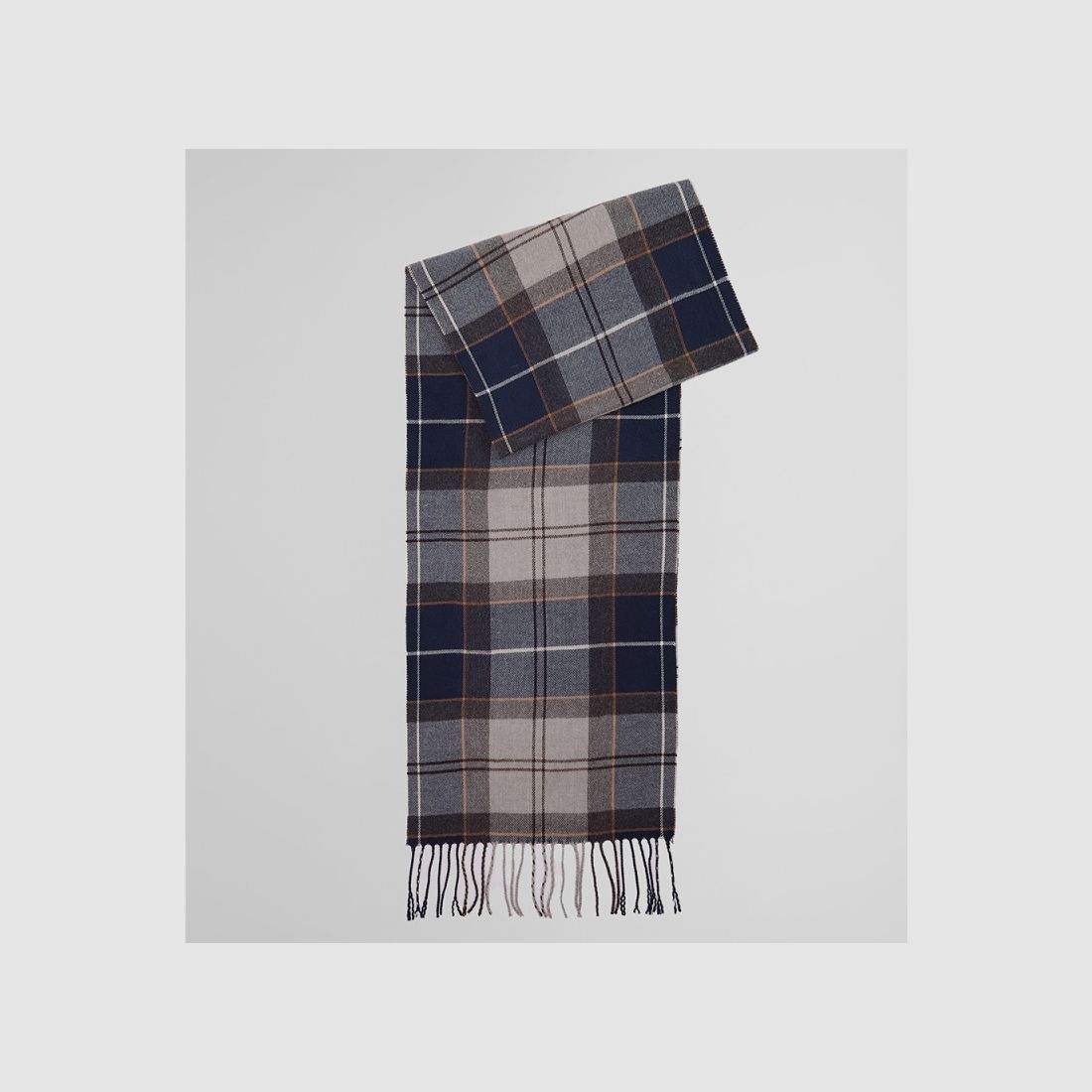 ECHARPE GALINGALE GREY MIDNIGHT TARTAN, Bild 1 von 8