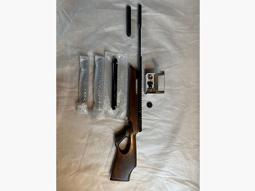 Weihrauch HW 100 T, mit SD, 3 neue Kartuschen, WBK-pflichtig, neuwertig 