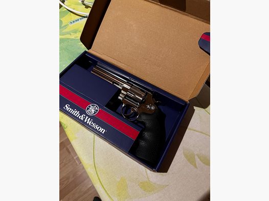 Smith & Wesson Mod. 629 Classic Revolver CO2 5” Chrom 4,5mm VHB