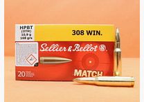 Sellier & Bellot Cartridge .308Win S&B 168grs HPBT OTM Match
