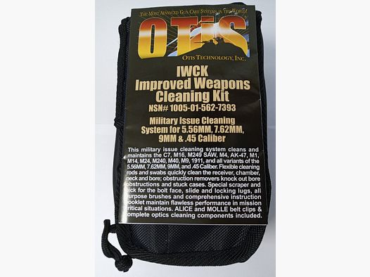 Set di pulizia armi OTIS IWCK .223/.308/9mm/.45