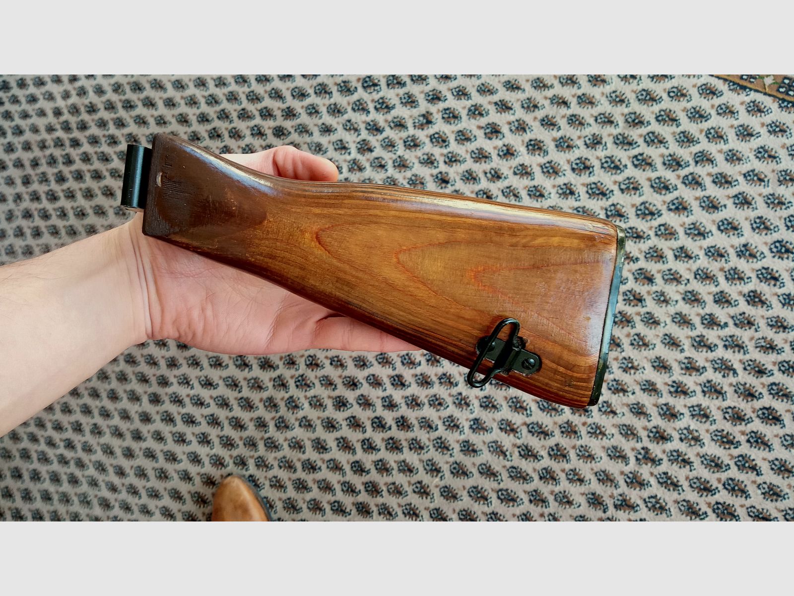 Russischer Co2 Yunker-3 Pseudo Festschaft / AK Laminat Holz Schaft für AK74 Look