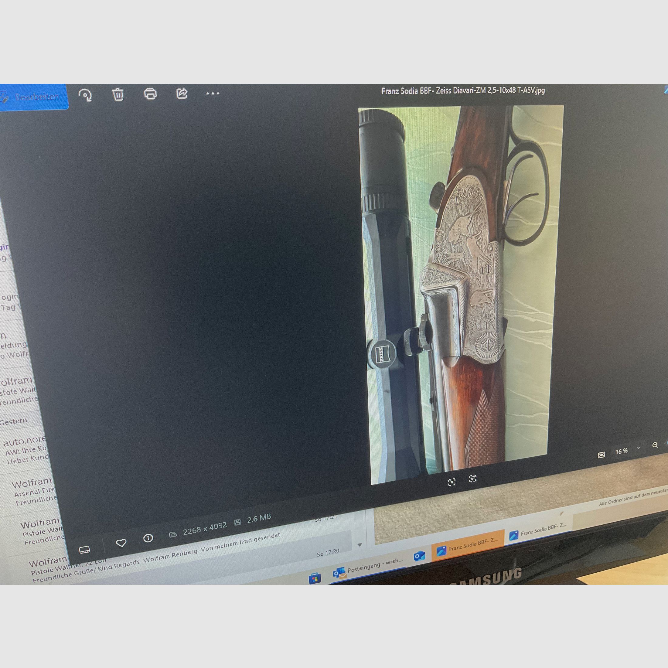 BBF Franz Sodia 12/70 7x65R- 8,5x63 Reb