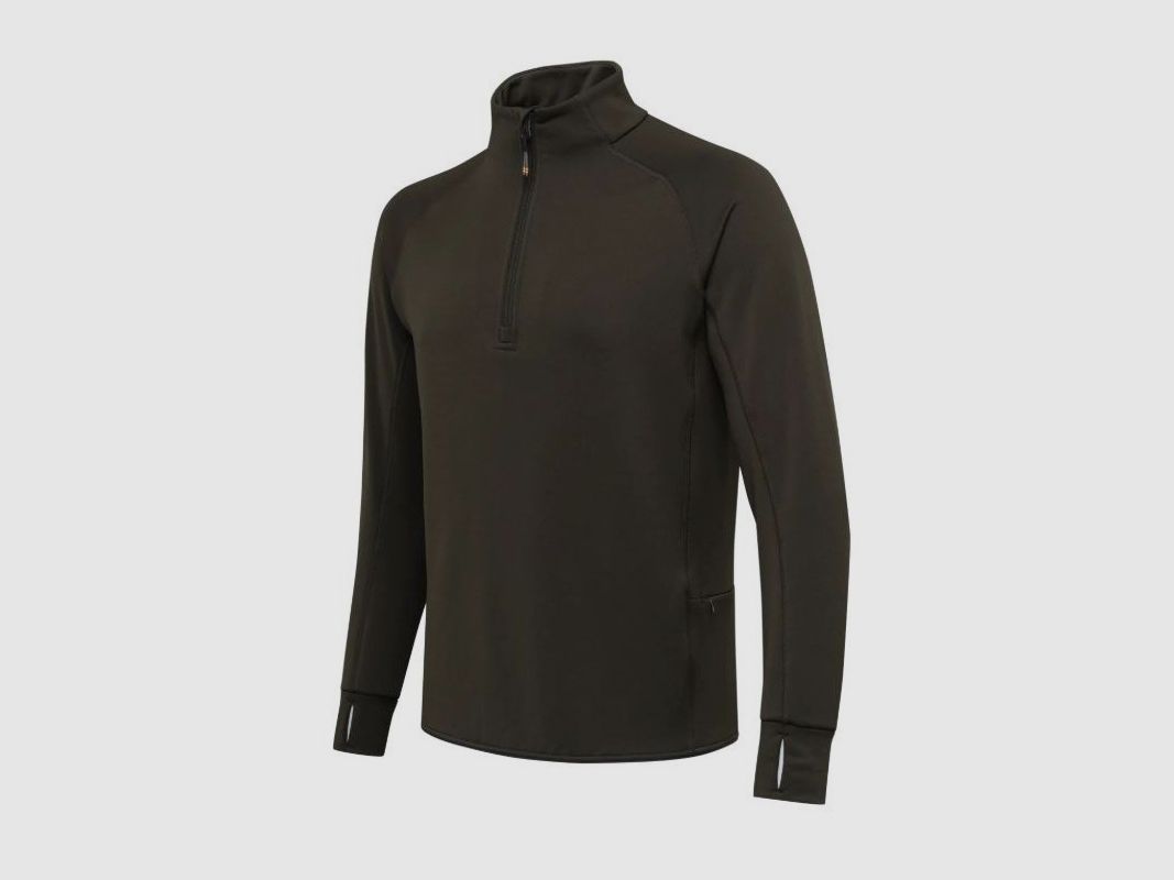 Beretta Thermo-Fleece groen model Stretch Tech half zip art. P3142T231207AA BERETTA, afbeelding 2 van 4