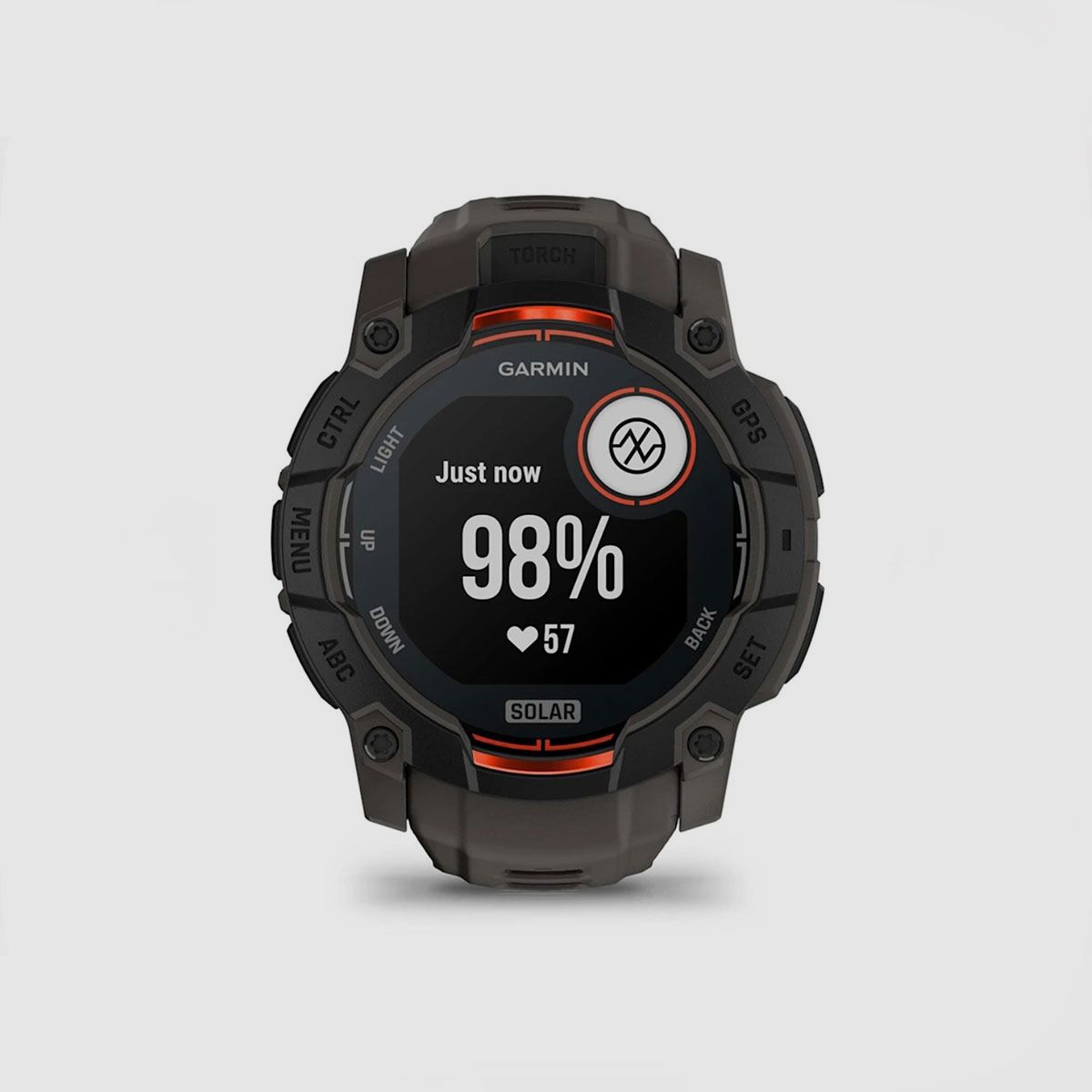 UHR – GARMIN – INSTINCT® 3 | 50MM | SOLAR | Schwarz mit Charcoal Silikonarmband, Bild 9 von 19